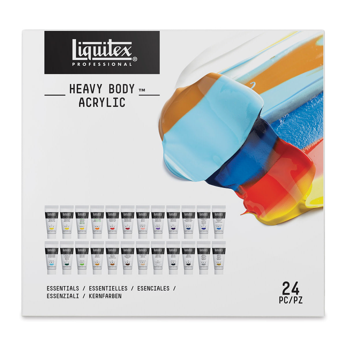 Liquitex Heavy Body Acrylic Set 24 Color - 3/4oz