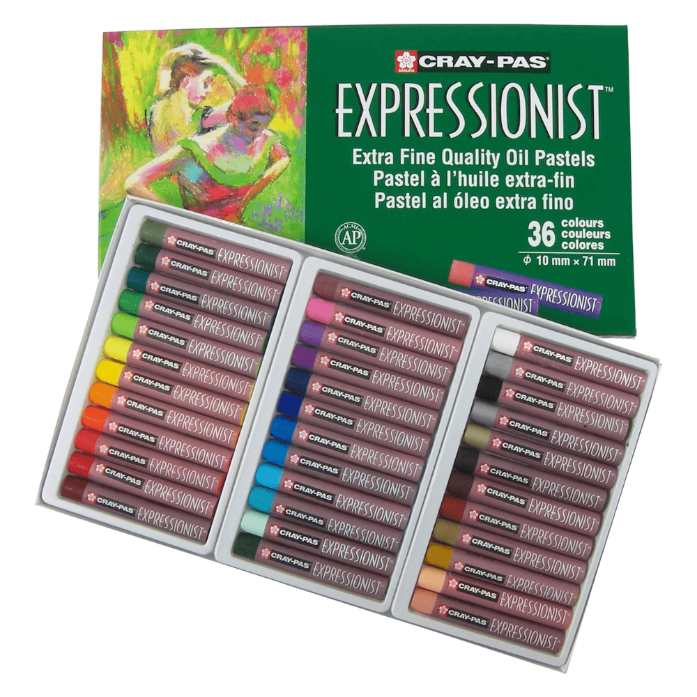 SAKURA Cray-Pas Expressionist Oil Pastel Set - 36 Colors
