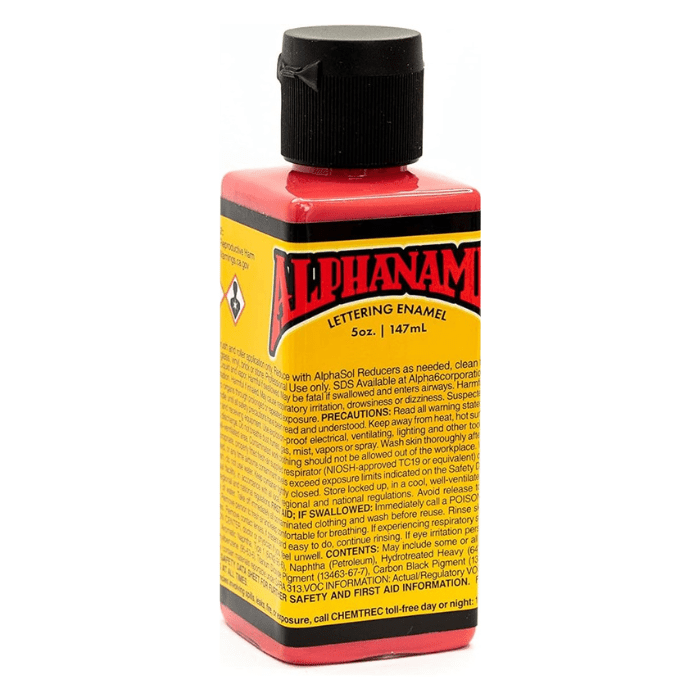 Alphanamel Lettering Enamel 5oz - Dark Pink - Guiry's