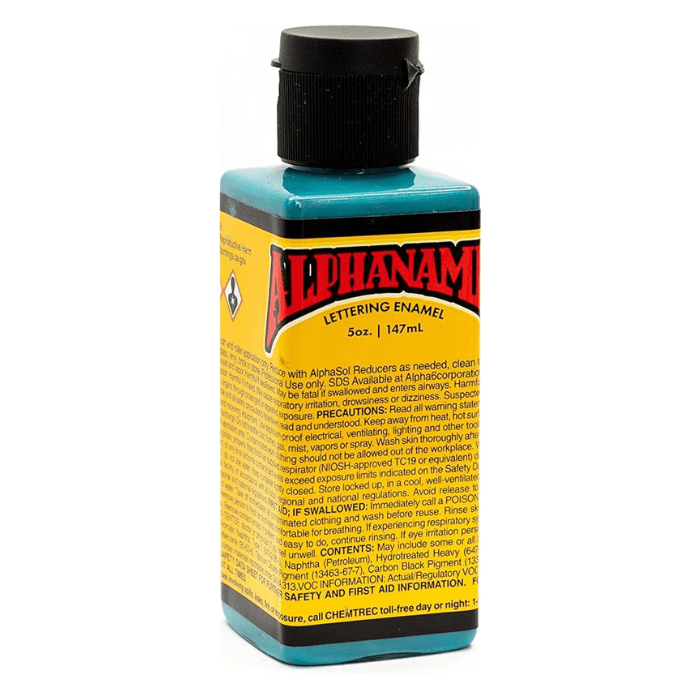 Alphanamel Lettering Enamel 5oz - Dark Teal - Guiry's