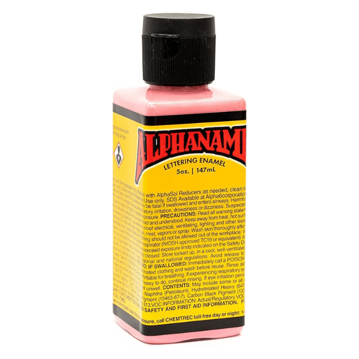 Alphanamel Lettering Enamel 5oz - Raspberry Sherbet - Guiry's