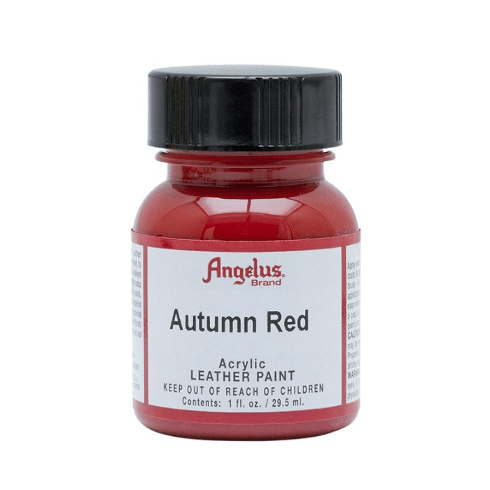 Angelus Leather Paint 1oz - Autumn Red - Guiry's