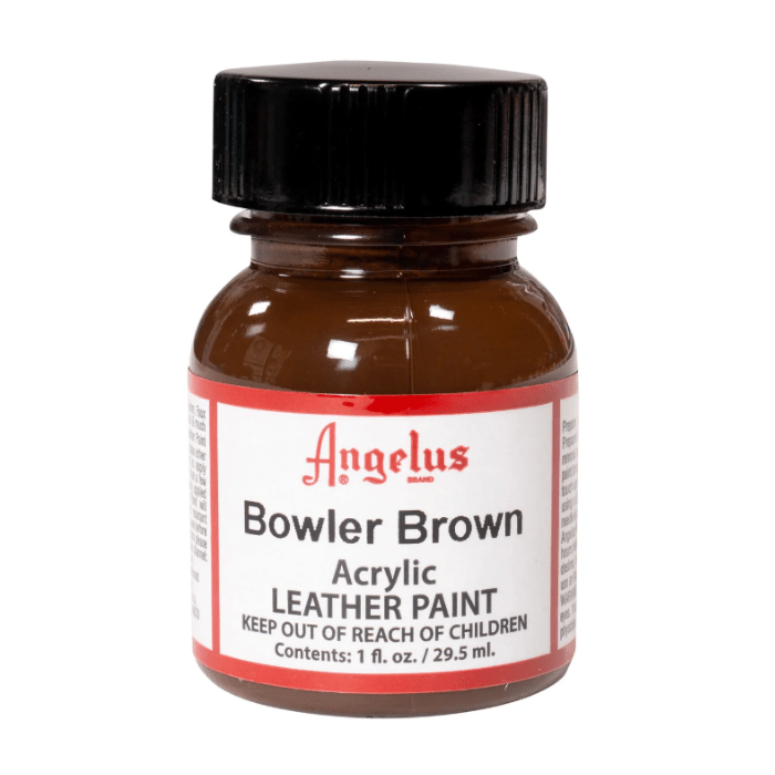 Angelus Leather Paint 1oz - Bowler Brown - Guiry's