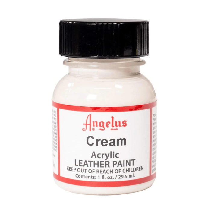 Angelus Leather Paint 1oz - Cream - Guiry's