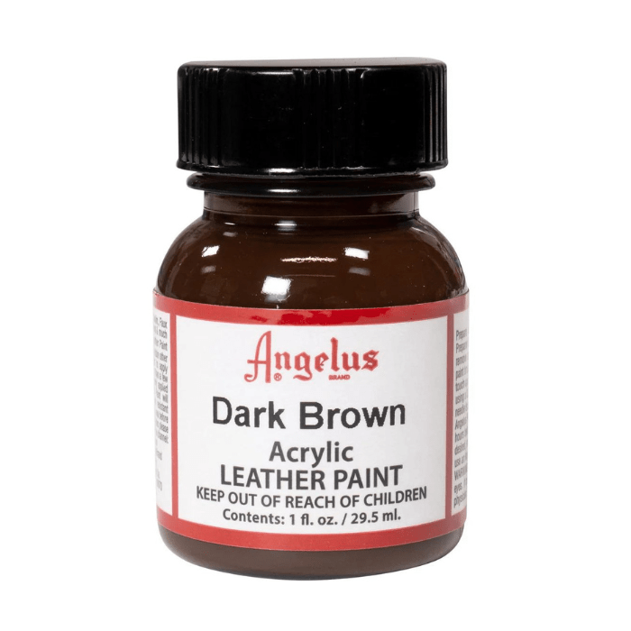 Angelus Leather Paint 1oz - Dark Brown - Guiry's