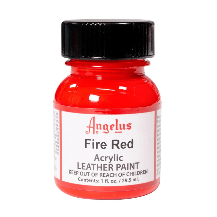 Angelus Leather Paint 1oz - Fire Red - Guiry's