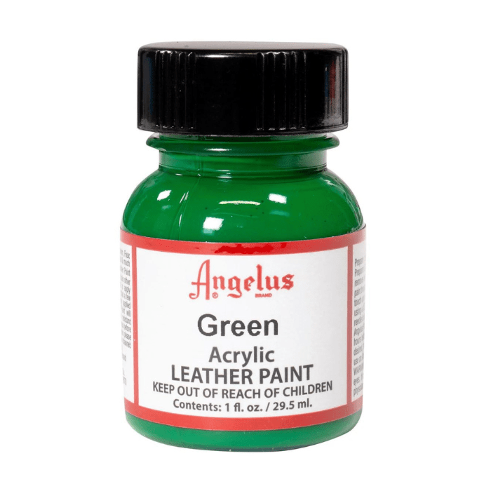 Angelus Leather Paint 1oz - Green - Guiry's