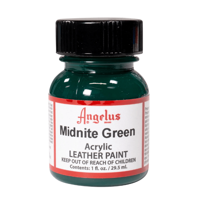 Angelus Leather Paint 1oz - Midnite Green - Guiry's