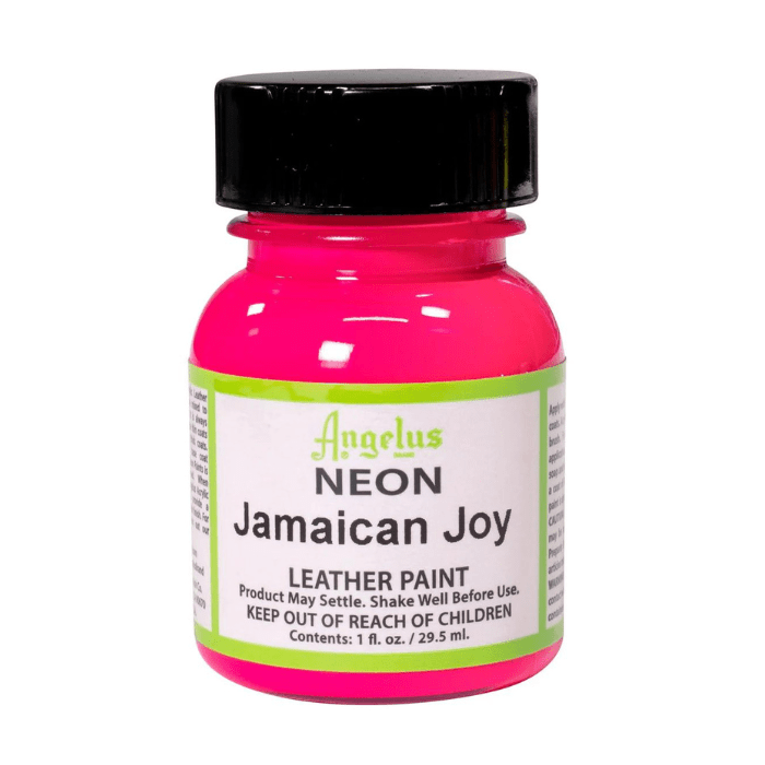 Angelus Neon Leather Paint 1oz - Jamaica Joy - Guiry's