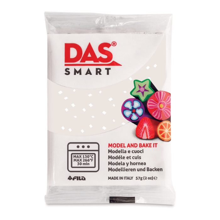 DAS Smart Clay 2oz - White Glitter - Guiry's