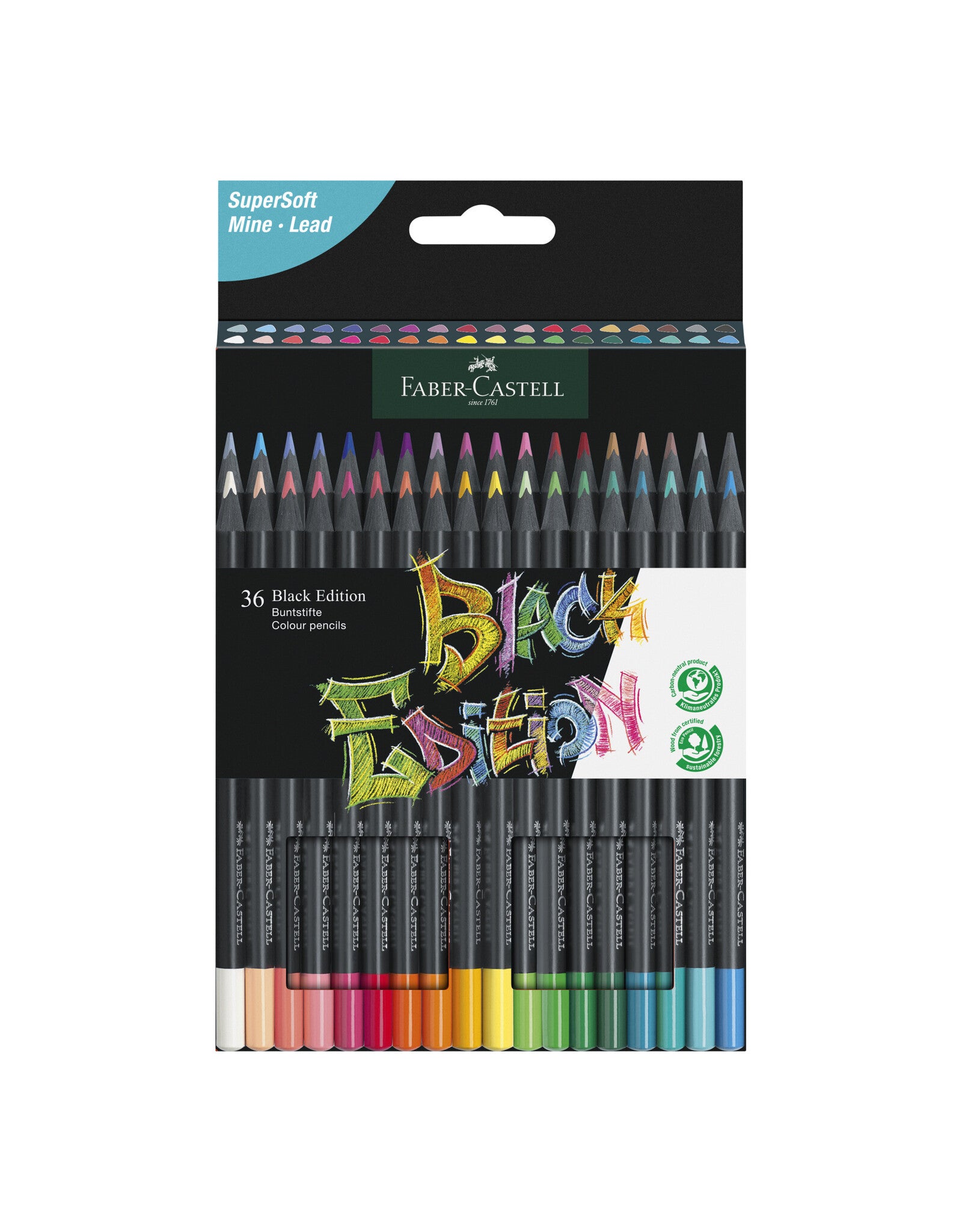 Faber-Castell Black Edition 36 Color Pencil Set – Guiry's