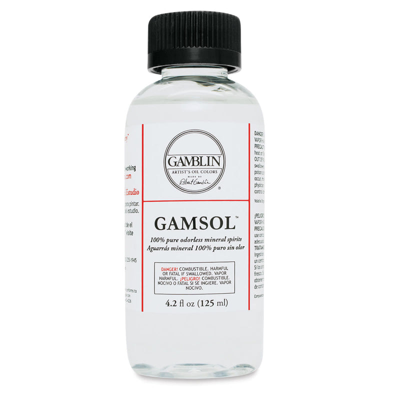 Gamblin Gamsol Odorless Mineral Spirits 4oz - Guiry's