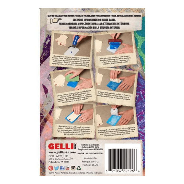 Gelli Arts Gel Printing Plate - 3" x 5" - Guiry's