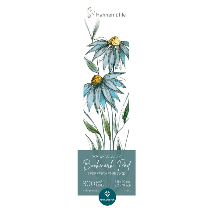 Hahnemühle Watercolour Bookmark Pad - 2" x 8" - Guiry's