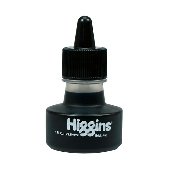 Higgins Brick Red Ink - 1oz - Guiry's