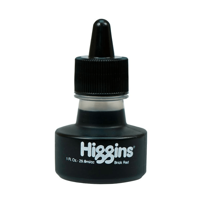 Higgins Brick Red Ink - 1oz - Guiry's