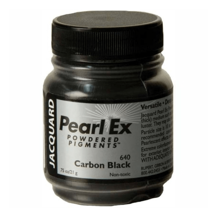 Jacquard Pearl Ex Powdered Pigment 0.75oz - Carbon Black - Guiry's