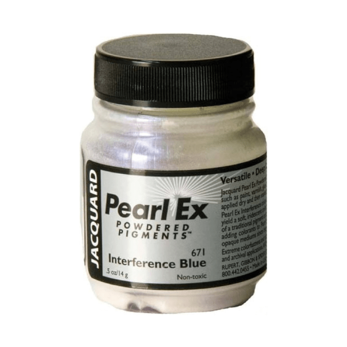 Jacquard Pearl Ex Powdered Pigment 0.75oz - Interference Blue - Guiry's