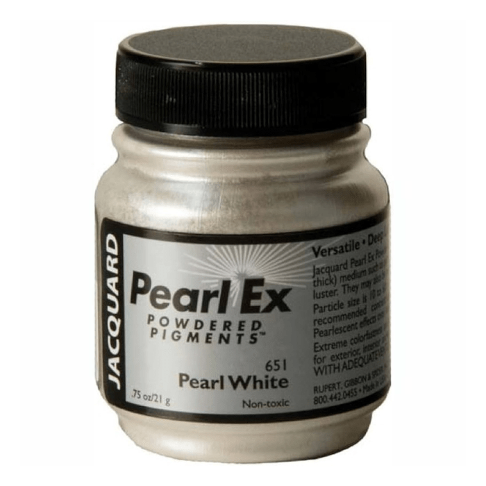 Jacquard Pearl Ex Powdered Pigment 0.75oz - Pearl White - Guiry's