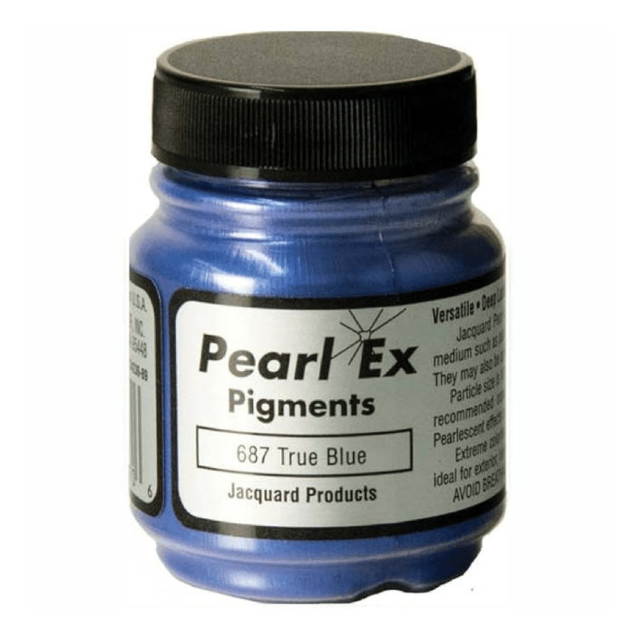 Jacquard Pearl Ex Powdered Pigment 0.75oz - True Blue - Guiry's