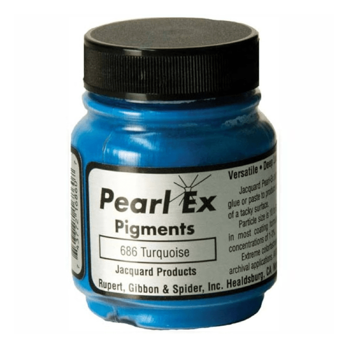 Jacquard Pearl Ex Powdered Pigment 0.75oz - Turquoise - Guiry's