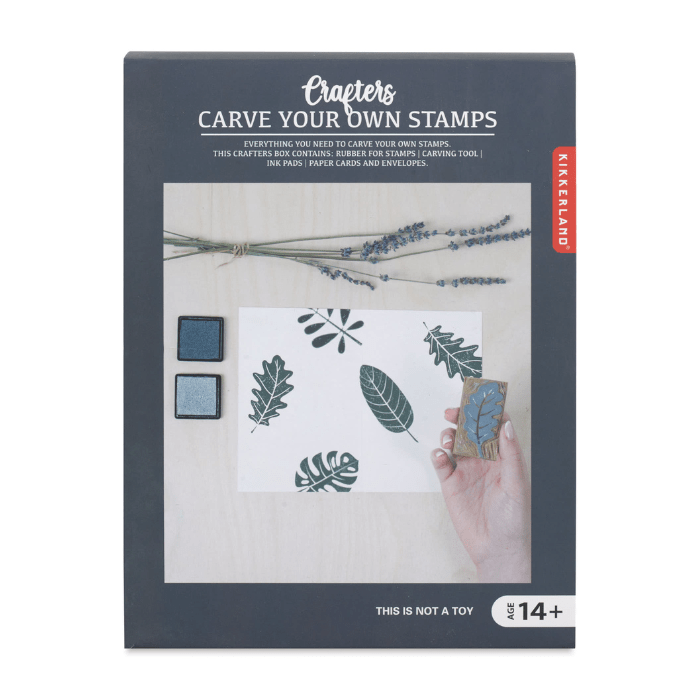 Kikerland Carve Your Own Stamps Kit - Guiry's