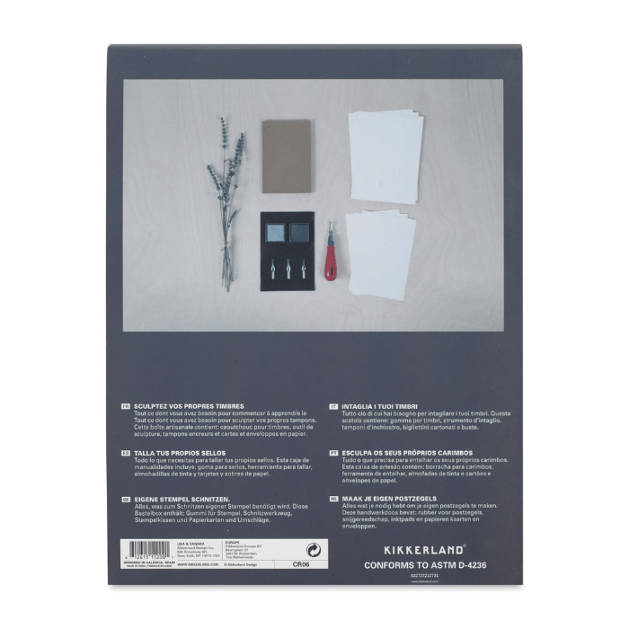 Kikerland Carve Your Own Stamps Kit - Guiry's