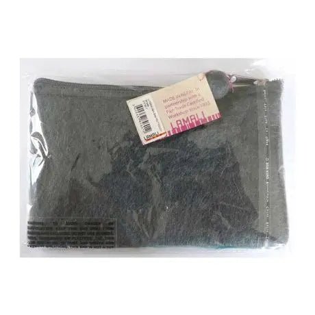 Lama - Li Felt Dark Gray Pouch: Large - Guiry's