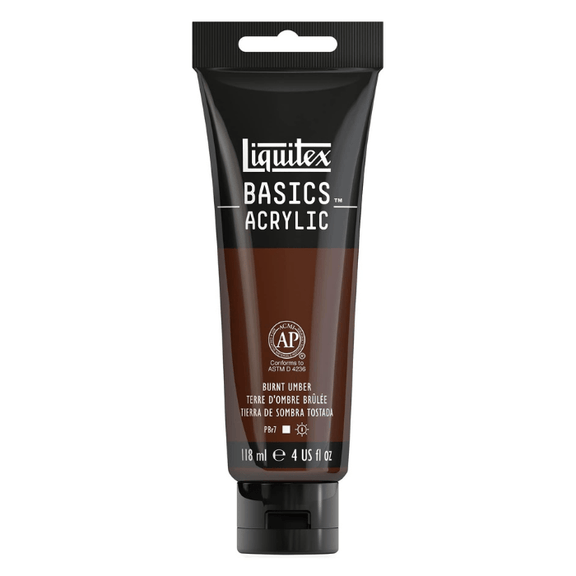 Liquitex Basics Burnt Umber - 4oz - Guiry's