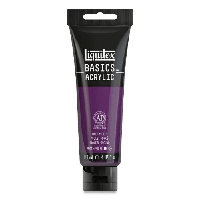 Liquitex Basics Deep Violet - 4oz - Guiry's