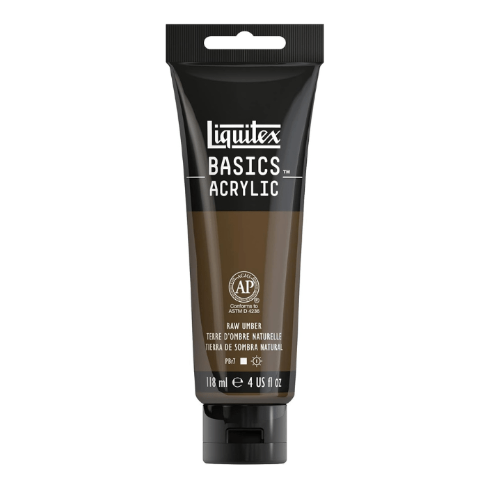 Liquitex Basics Raw Umber - 4oz - Guiry's