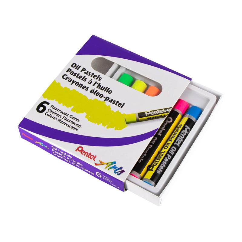 Pentel Fluorescent Oil Pastels - Guiry's