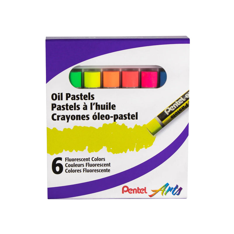 Pentel Fluorescent Oil Pastels - Guiry's