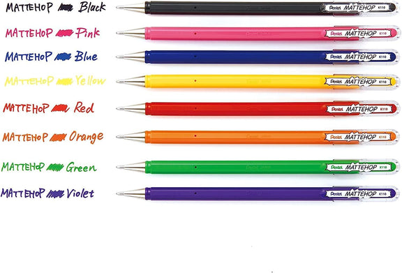 Pentel Mattehop Gel Pens 8pk - Guiry's