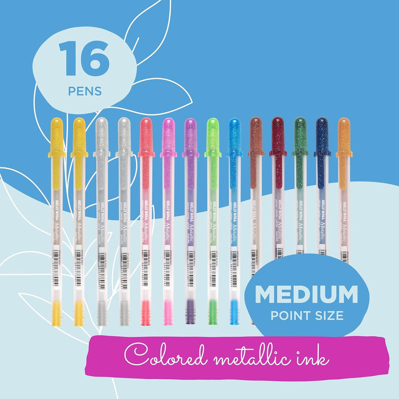 Sakura Gelly Roll Metallic 16pc - Guiry's