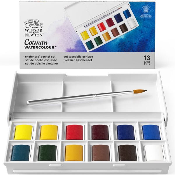 Winsor & Newton Cotman Watercolor Sketchers' Pocket Box - Guiry's