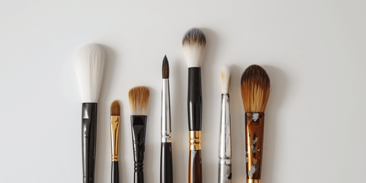 Comparing Natural vs. Synthetic Art Brushes - Guiry's