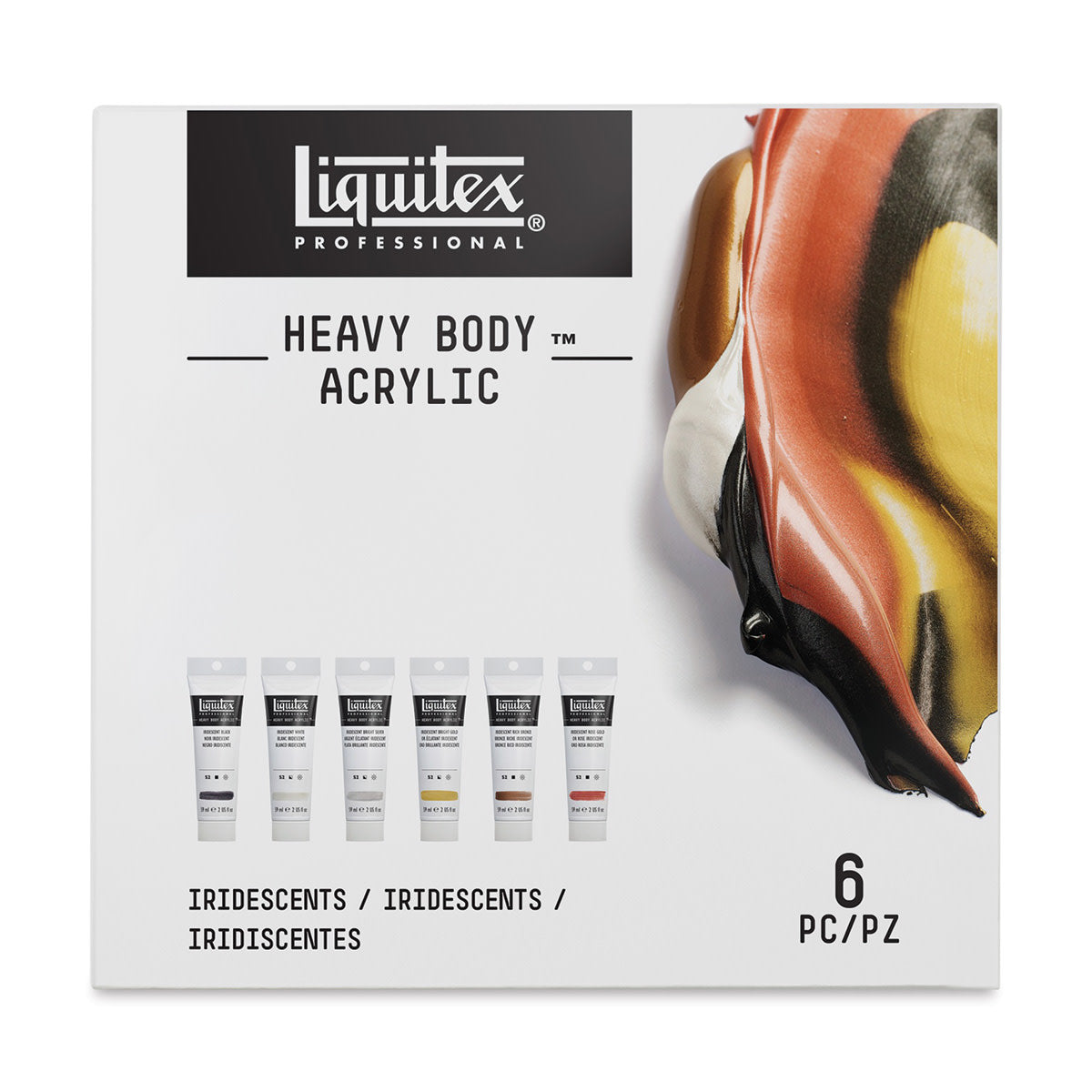 Liquitex HB Irid 6 Set - 2oz