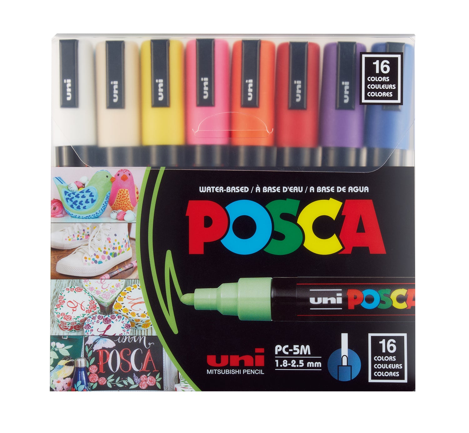 POSCA Paint Marker Set Medium 16ct