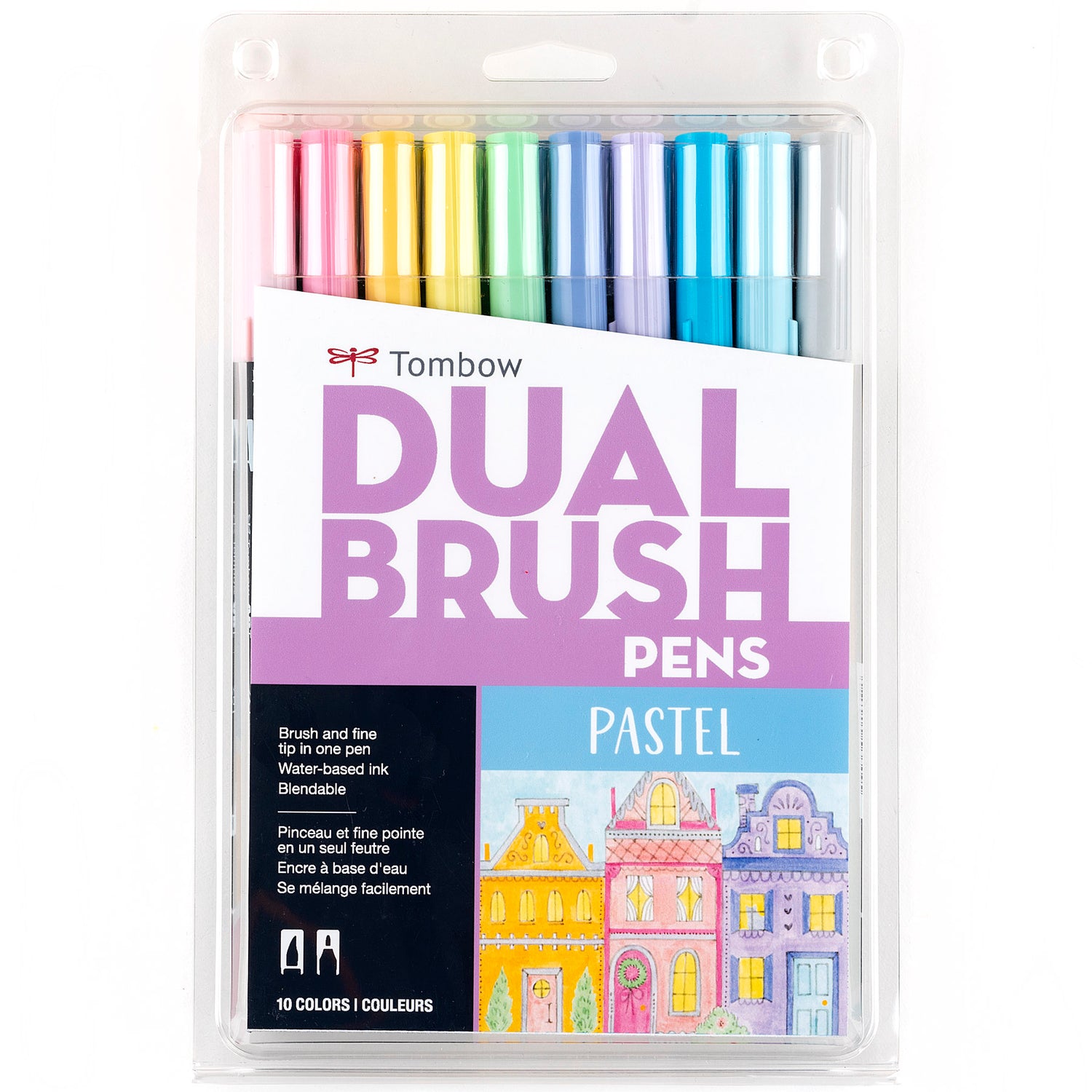 Tombow Dual Brush Pastel 10 Colors