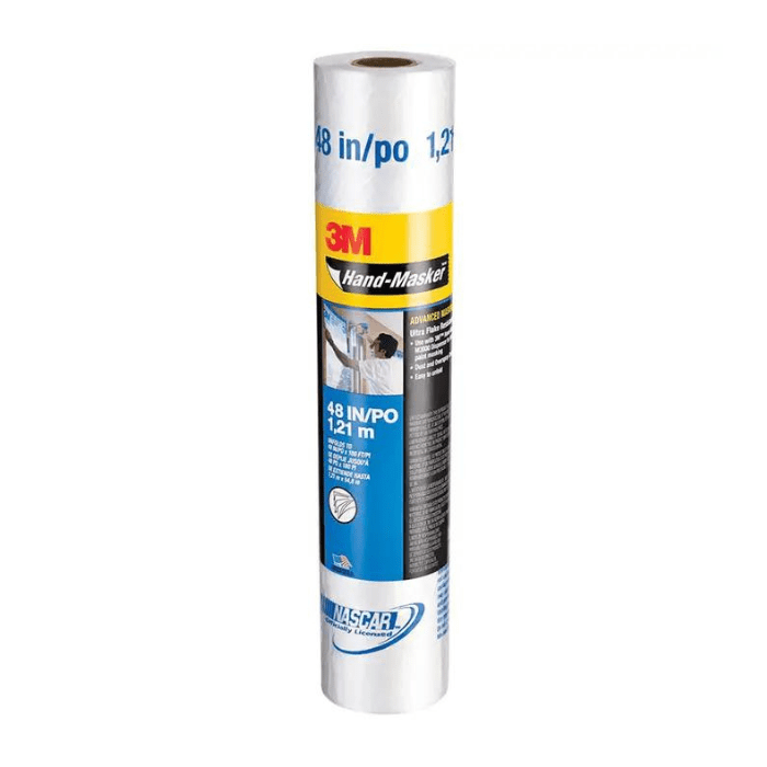 3M AMF48 Hand‐Masker Pre‐Folded Advanced Masking Film - 48 In x 180 Ft - Guiry's