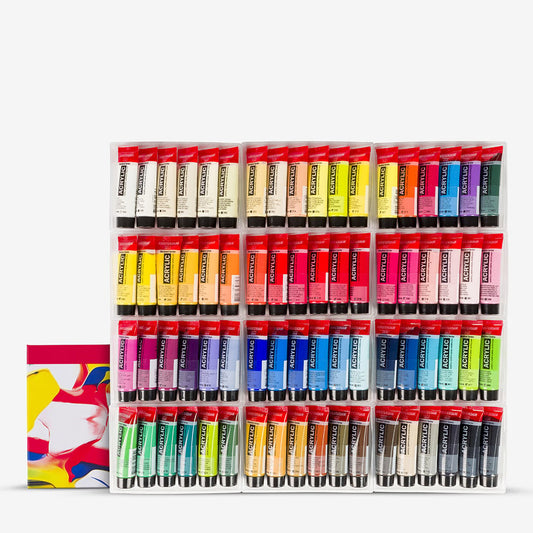 Amsterdam Standard Series Acrylic Paint General Selection Set, 72 x 20 mL
