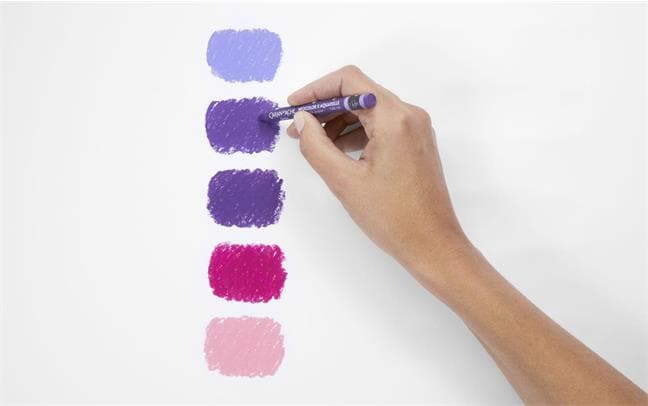 Caran d'Ache NEOCOLOR II Water-Soluble Pastels, 10 Colors