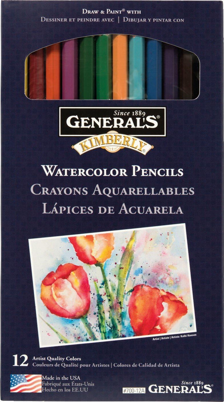 General’s Kimberly Watercolor Pencils 12ct