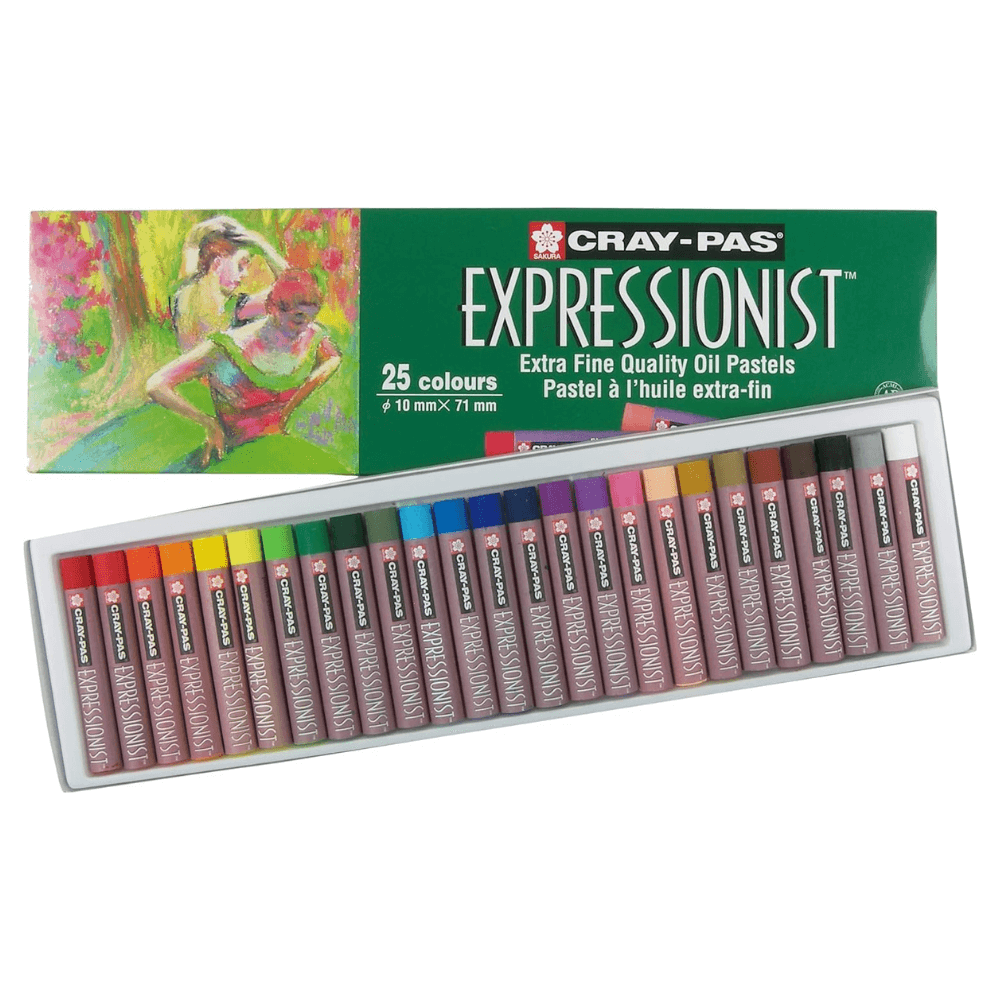 SAKURA Cray-Pas Expressionist Oil Pastel Set - 25 Colors