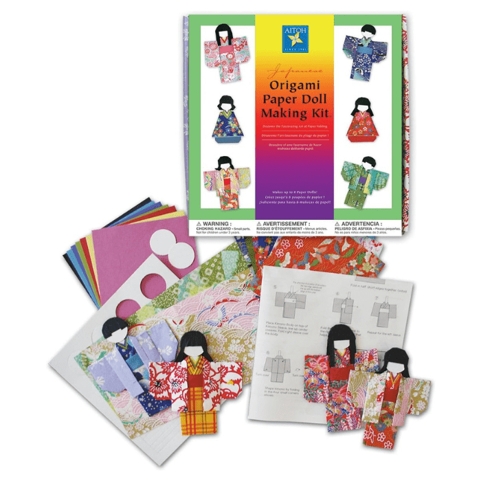 Aitoh Kimono Paper Doll Kit - Guiry's