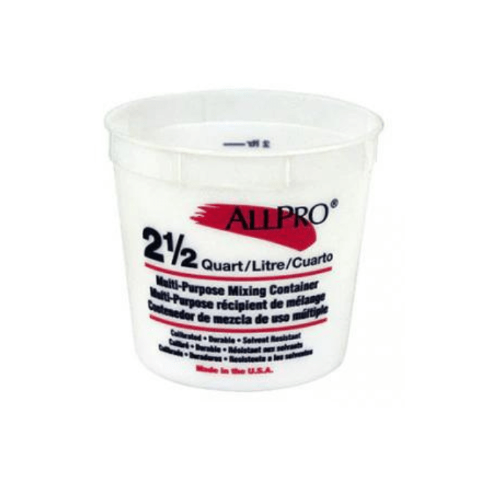 AllPro Multi - Purpose Mixing Container - 2 1/2 Quart - Guiry's
