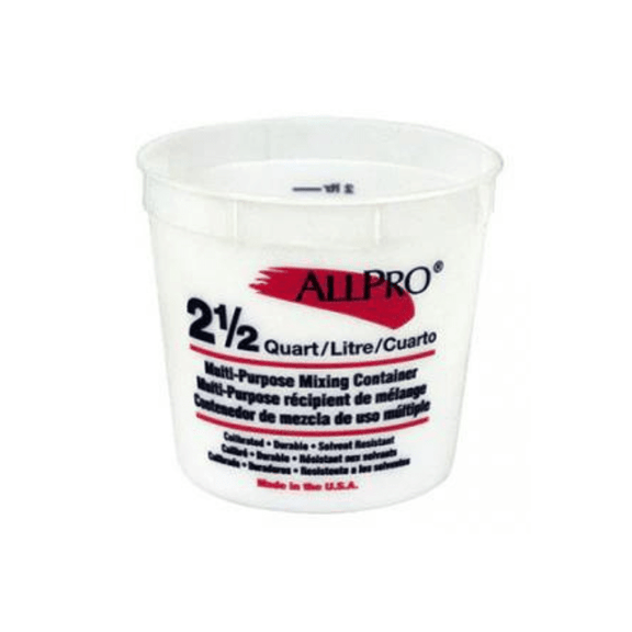 AllPro Multi - Purpose Mixing Container - 2 1/2 Quart - Guiry's