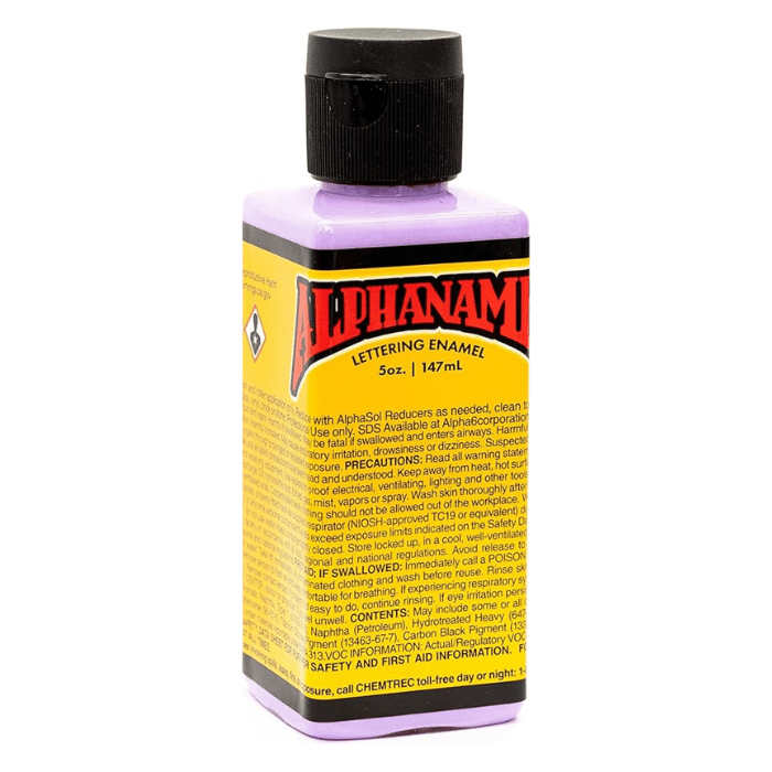 Alphanamel Lettering Enamel 5oz - Blackberry Sherbet - Guiry's