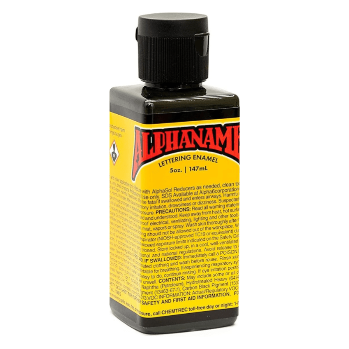 Alphanamel Lettering Enamel 5oz - Dark Olive - Guiry's